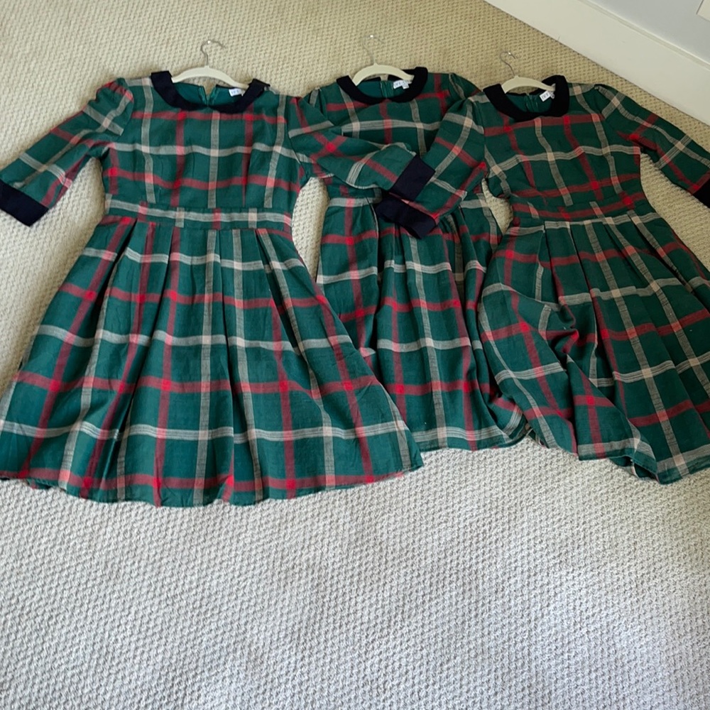 Matching holiday dresses!